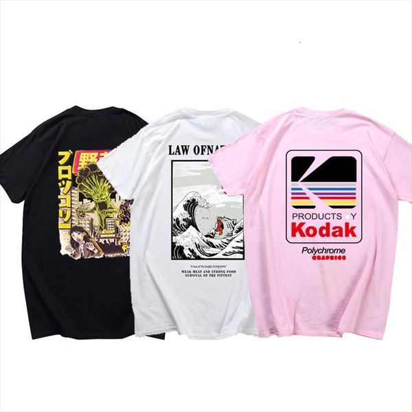 japanese funny cat wave printed men t shirts women summer japan style hip hop casual kodak streetwear, White;black
japanese funny cat wave printed men t shirts women summer japan style hip hop casual kodak streetwear, White;black