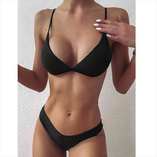 bikini women swimsuit push up v-neck female swimwear two piece set beach wear summer brazilian triangle bathing suit, White;black
bikini women swimsuit push up v-neck female swimwear two piece set beach wear summer brazilian triangle bathing suit, White;black