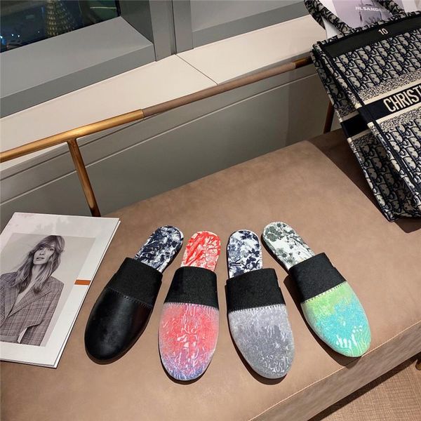 summer ladies slippers round head color matching elastic cloth flat fashion casual, Black
summer ladies slippers round head color matching elastic cloth flat fashion casual, Black