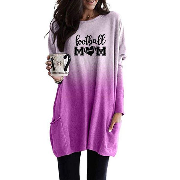 women's t-shirt mom heart letter print pocket gradient women femmes spring mother gift long sleeve shirt for female, White
women's t-shirt mom heart letter print pocket gradient women femmes spring mother gift long sleeve shirt for female, White