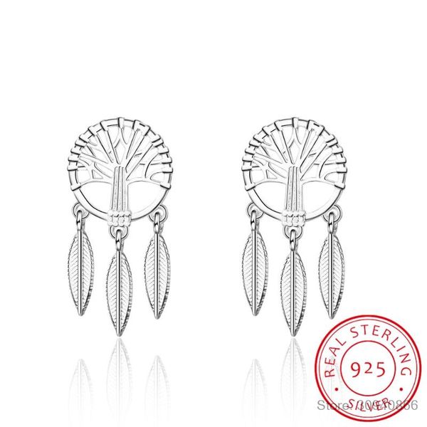 simple 925 sterling silver hollow tree leaves earrings women dreamcatcher tassel earring brincos oorbellen s-e808 stud, Golden;silver
simple 925 sterling silver hollow tree leaves earrings women dreamcatcher tassel earring brincos oorbellen s-e808 stud, Golden;silver