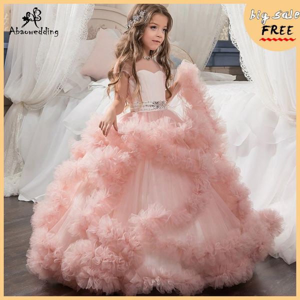 girl's dresses 2021 flower girl blush pink first communion gowns for girls ball gown cloud beaded pageant vestido de daminha, Red;yellow
girl's dresses 2021 flower girl blush pink first communion gowns for girls ball gown cloud beaded pageant vestido de daminha, Red;yellow