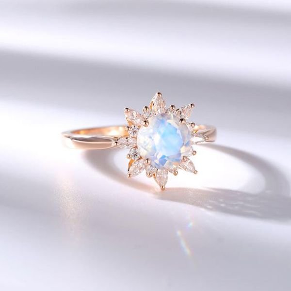 beautiful 925 sterling silver jewelry roun cut 7mm rainbow blue natural moonstone engagement wedding ring for women gift, Slivery;golden
beautiful 925 sterling silver jewelry roun cut 7mm rainbow blue natural moonstone engagement wedding ring for women gift, Slivery;golden