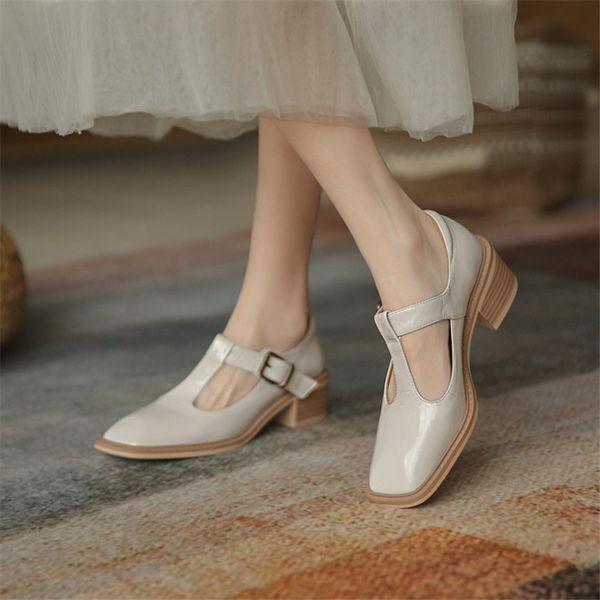 sandals spring/autumn women's retro-toe square foot shoes in the form of t-buckle. square heel pumps. solid casual shoes. mary jane wom, Black
sandals spring/autumn women's retro-toe square foot shoes in the form of t-buckle. square heel pumps. solid casual shoes. mary jane wom, Black