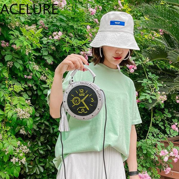 evening bags acelure pu leather tassel small round bag ladies clock pattern designer handbags fashion all-match shoulder messenger female
evening bags acelure pu leather tassel small round bag ladies clock pattern designer handbags fashion all-match shoulder messenger female