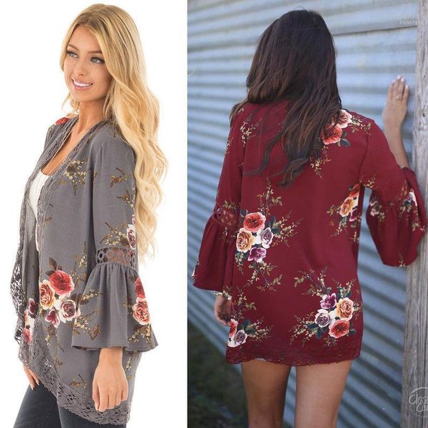 women long cardigan ladies sleeve casual print outwear summer autumn fashion clothes women's jackets, Black;brown
women long cardigan ladies sleeve casual print outwear summer autumn fashion clothes women's jackets, Black;brown