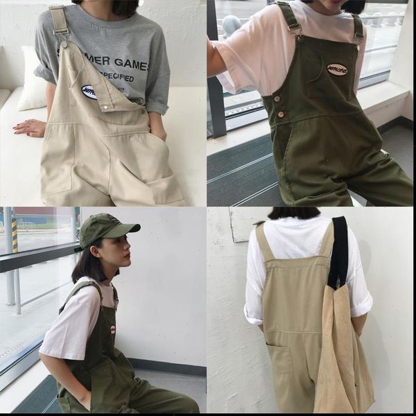 japanese womens jumpsuits overalls street cartoon style wild jumpsuit loose and thin nine points college girlfriends, Black;white
japanese womens jumpsuits overalls street cartoon style wild jumpsuit loose and thin nine points college girlfriends, Black;white
