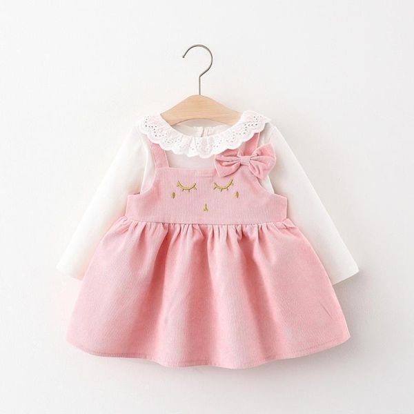 girl's dresses spring autumn girls kids princess dress children baby infants corduroy overall vestidos+long sleeve t-shirt s126991, Red;yellow
girl's dresses spring autumn girls kids princess dress children baby infants corduroy overall vestidos+long sleeve t-shirt s126991, Red;yellow