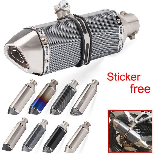 motorcycle exhaust system 51mm universal muffler pipe modify motocross scooter pcx cbr250 cb400 nmax escape moto sticker db killer
motorcycle exhaust system 51mm universal muffler pipe modify motocross scooter pcx cbr250 cb400 nmax escape moto sticker db killer
