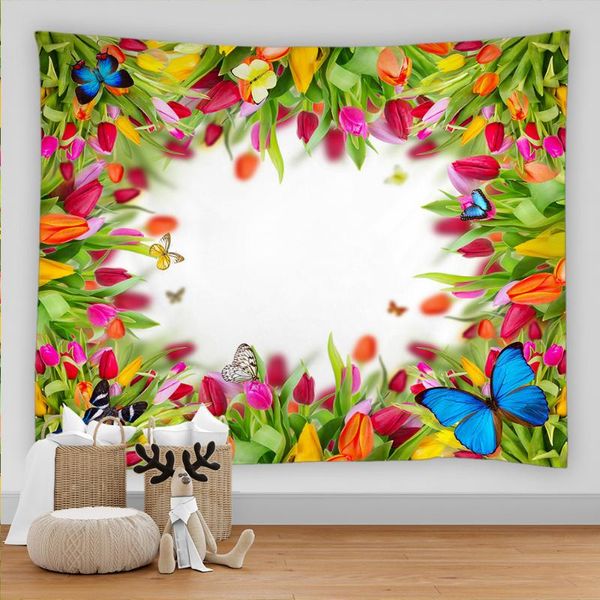 tapestries fresh flowers tulips butterfly tapestry boho mandala wall hanging 3d hippie home decor mint yoga mat
tapestries fresh flowers tulips butterfly tapestry boho mandala wall hanging 3d hippie home decor mint yoga mat