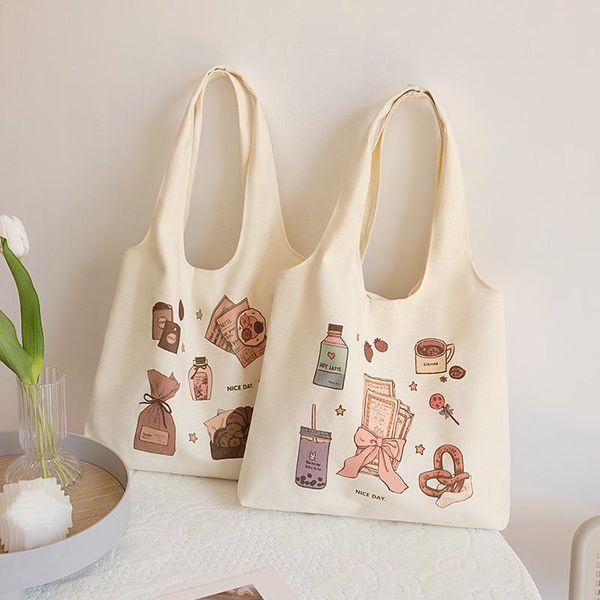 evening bags 2021 korean canvas tote shopper bag women's shoulder large capacity student handbags cartoon printing eco shopping
evening bags 2021 korean canvas tote shopper bag women's shoulder large capacity student handbags cartoon printing eco shopping