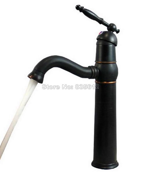 bathroom sink faucets black oil rubbed bronze single handle kitchen swivel spout mixer tap / hole deck mounted basin wnf232
bathroom sink faucets black oil rubbed bronze single handle kitchen swivel spout mixer tap / hole deck mounted basin wnf232