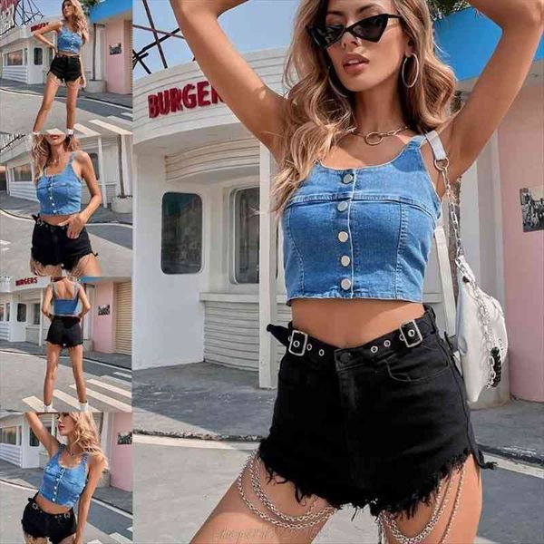 denim bra club sleeveless womens cami sling vestmatching button camisole elegant female slim tube m19 21 dropshipping, White
denim bra club sleeveless womens cami sling vestmatching button camisole elegant female slim tube m19 21 dropshipping, White