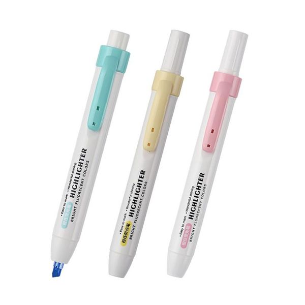 highlighters 6pcs/set bright fluorecent colors retractable highlighter kawaii marker pens diy graffiti art markers cute korean stationery, Black;red
highlighters 6pcs/set bright fluorecent colors retractable highlighter kawaii marker pens diy graffiti art markers cute korean stationery, Black;red