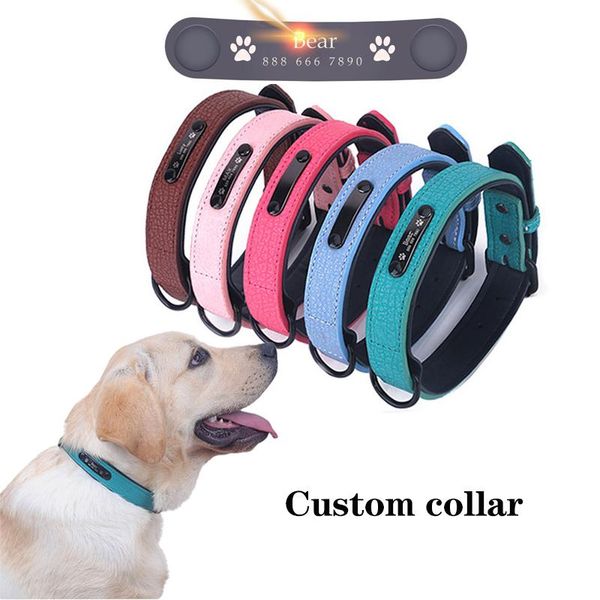 dog collars & leashes collar personalized custom pet name id tag adjustable soft leather for cat puppy medium large dogs accessories
dog collars & leashes collar personalized custom pet name id tag adjustable soft leather for cat puppy medium large dogs accessories