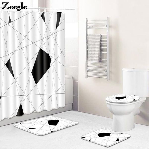 bath mats zeegle dustproof mat and waterproof shower curtain set absorbent toilet seat cushion with non-slip foot bathroom carpet 
bath mats zeegle dustproof mat and waterproof shower curtain set absorbent toilet seat cushion with non-slip foot bathroom carpet