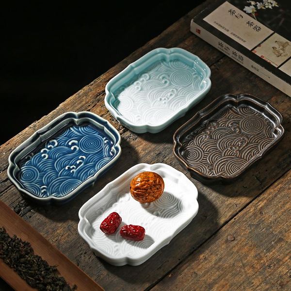 dishes & plates chinese ceramic fruit plate wave design small decorative dish tray for snack dessert cake bread retro teacup table d
dishes & plates chinese ceramic fruit plate wave design small decorative dish tray for snack dessert cake bread retro teacup table d