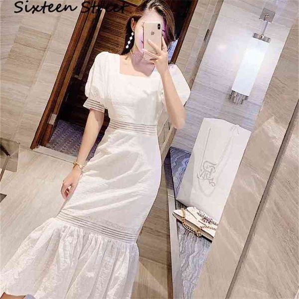 summer puff sleeve dress woman square collar white solid casual trumpet female for party short vestido 210603, Black;gray
summer puff sleeve dress woman square collar white solid casual trumpet female for party short vestido 210603, Black;gray