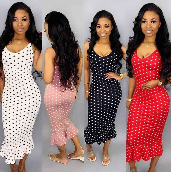 76hm6082 summer fashion women dresses versatile sling sleeveless polka dot printed ruffle dress for, Black;gray
76hm6082 summer fashion women dresses versatile sling sleeveless polka dot printed ruffle dress for, Black;gray