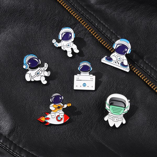 music astronaut enamel pin custom dreamer guitar microphone singer brooch bag badge childlike cartoon jewelry pins gift for kids, Blue
music astronaut enamel pin custom dreamer guitar microphone singer brooch bag badge childlike cartoon jewelry pins gift for kids, Blue