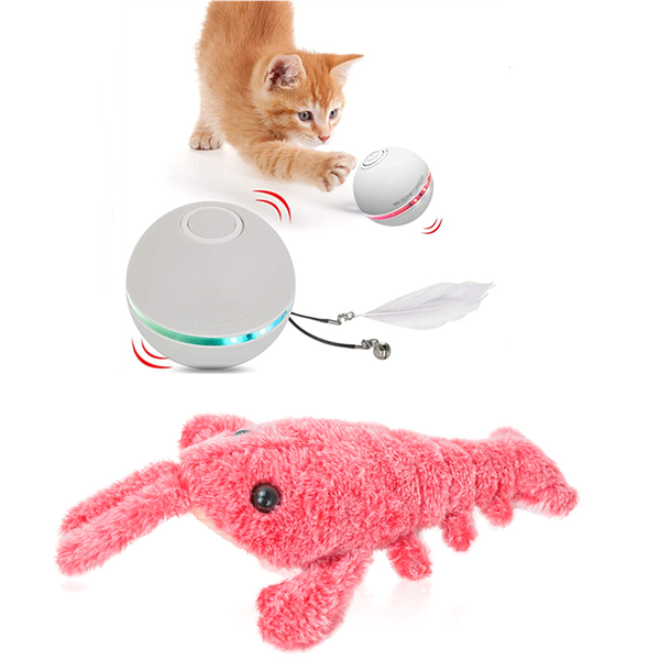 pet cat toy smart ball usb rolling playing lobster shape electric automatic for dog kitten toys
pet cat toy smart ball usb rolling playing lobster shape electric automatic for dog kitten toys