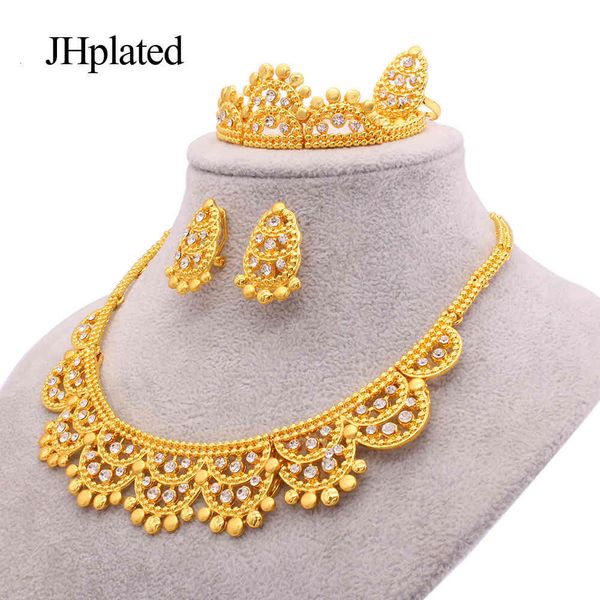 jewelry sets dubai luxury gold plated necklace earrings bracelet rings bridal gift wedding jewellery set manufacturers for women, Black
jewelry sets dubai luxury gold plated necklace earrings bracelet rings bridal gift wedding jewellery set manufacturers for women, Black