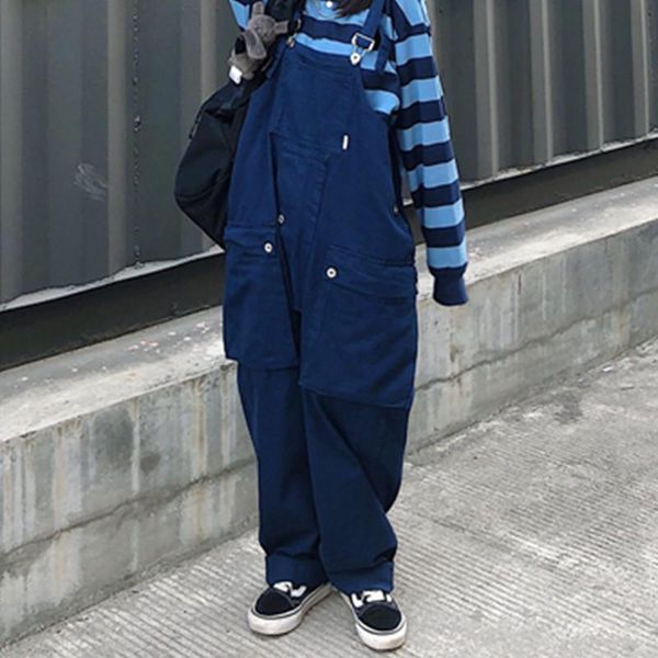 men's pants 2021 solid color men jumpsuit streetwear casual suspenders loose fashion trousers cargo overalls, Black
men's pants 2021 solid color men jumpsuit streetwear casual suspenders loose fashion trousers cargo overalls, Black