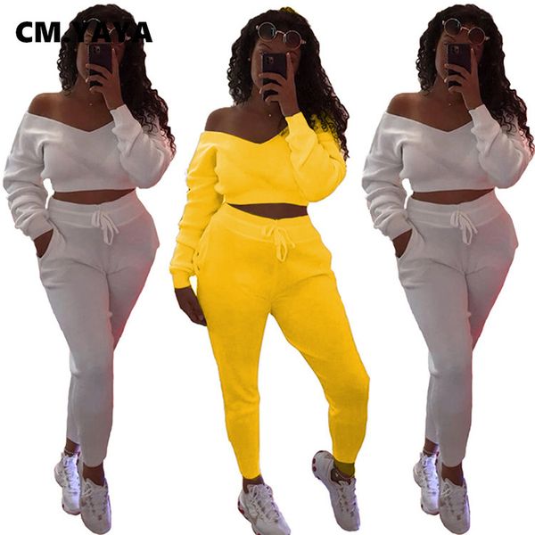 sportwear lady solid two piece set women outfits trasuit off shoulder sweatshirts jogger pants matching set sweatsuitby air, White
sportwear lady solid two piece set women outfits trasuit off shoulder sweatshirts jogger pants matching set sweatsuitby air, White