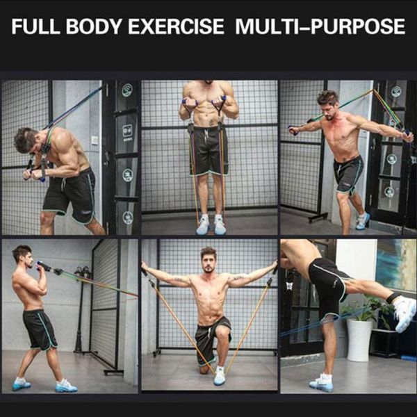 resistance bands suit 11-piece fitness assembly pull rope home training equipment band
resistance bands suit 11-piece fitness assembly pull rope home training equipment band