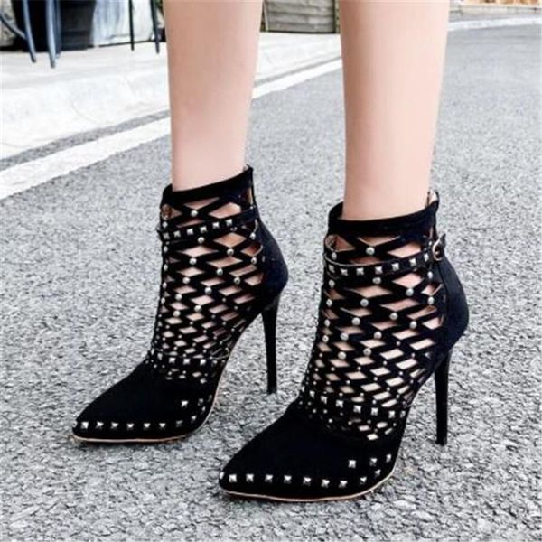 boots bzbfskyfashion rivet hollow out gladiator sandals women 2021 black thin high heels woman zipper pointed toe ankle
boots bzbfskyfashion rivet hollow out gladiator sandals women 2021 black thin high heels woman zipper pointed toe ankle