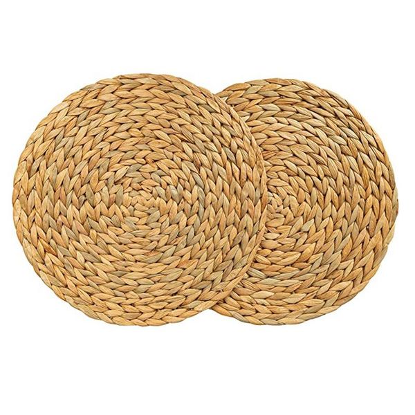 mats & pads natural table mat handmade water hyacinth woven placemat round braided heat resistant insulation anti-skidding pad
mats & pads natural table mat handmade water hyacinth woven placemat round braided heat resistant insulation anti-skidding pad
