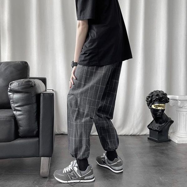plaid casual pants men korean fashion loose drawstring straight leg pants men harajuku streetwear retro wide leg trousers, Black
plaid casual pants men korean fashion loose drawstring straight leg pants men harajuku streetwear retro wide leg trousers, Black