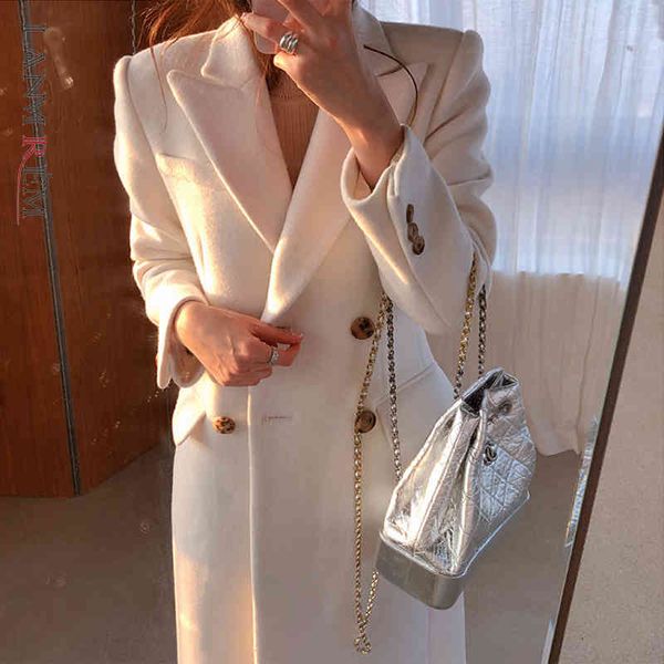autumn winter women's white coats blend trench oversize long with button outerwear casual clothes 2d1000 210507, Black
autumn winter women's white coats blend trench oversize long with button outerwear casual clothes 2d1000 210507, Black