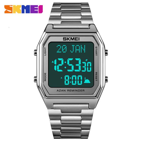 watches islamic qibla watch skmei compass led men muslim azan with prayer hijri calenda islamic al harameen fajr time wristwath, Slivery;brown
watches islamic qibla watch skmei compass led men muslim azan with prayer hijri calenda islamic al harameen fajr time wristwath, Slivery;brown
