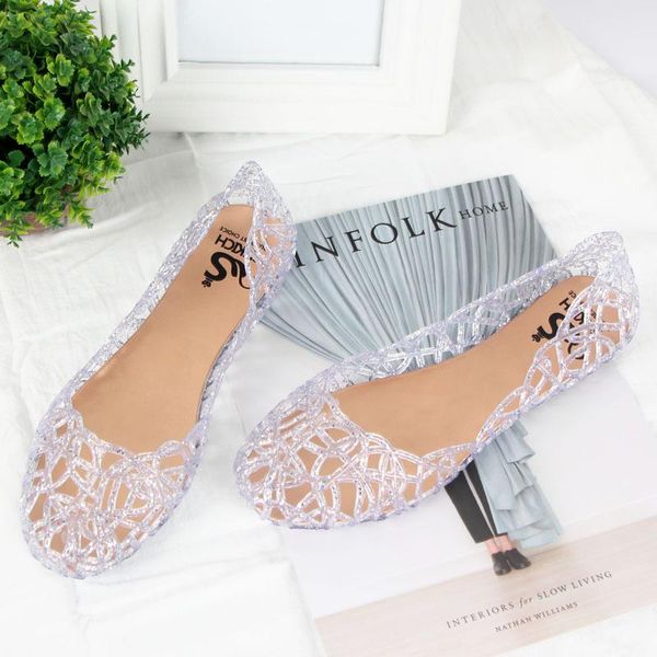 summer korean women's sandals breathable hole shoes crystal jelly hollow leisure flat bird's nest, Black
summer korean women's sandals breathable hole shoes crystal jelly hollow leisure flat bird's nest, Black