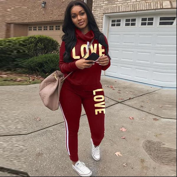 Fannic Womens Tracksuits Plus Size 2 Piece Set Women Outfit LOVE Letter Print High Neck Sweatshirt Pants Tracksuit Streetwear Casual, Gray
Fannic Womens Tracksuits Plus Size 2 Piece Set Women Outfit LOVE Letter Print High Neck Sweatshirt Pants Tracksuit Streetwear Casual, Gray