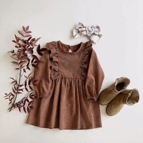 baby girls spring clothes girl dresses ruffle sleeve for corduroy kids clothing, Red;yellow
baby girls spring clothes girl dresses ruffle sleeve for corduroy kids clothing, Red;yellow