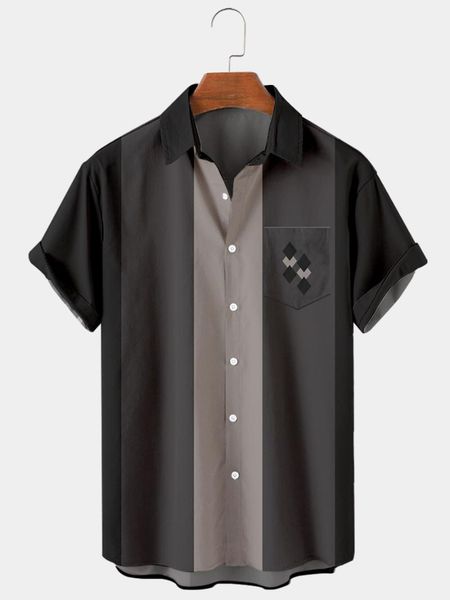 men's casual shirts 2021 solid color prismatic stripe 3d digital printing trendy loose short-sleeved shirt top, White;black
men's casual shirts 2021 solid color prismatic stripe 3d digital printing trendy loose short-sleeved shirt top, White;black