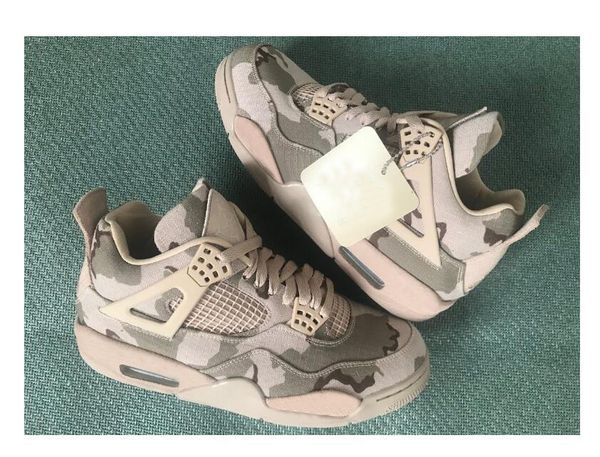 4 camo mens basketball shoes 4s men outdoor sneakers trainers sports dj1193-200 with box us 7-13