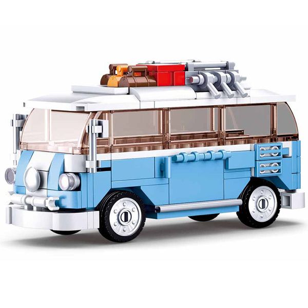 self-locking bricks technic blue t1 van car outdoor camping party rv model building blocks kids toys for children birthday gifts 1008
self-locking bricks technic blue t1 van car outdoor camping party rv model building blocks kids toys for children birthday gifts 1008