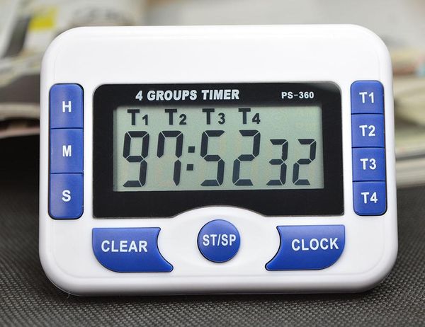 timers countdown 99hr59min timing digital timer & clock w/4 4-channel kitchen alarm sleep cooking tools
timers countdown 99hr59min timing digital timer & clock w/4 4-channel kitchen alarm sleep cooking tools