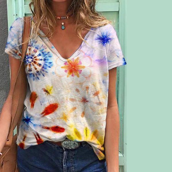 plus size t-shirts streetwear women harajuku short sleeve butterfly dandelion flower print v-neck tee shirt mujer camisetas women's t-, White
plus size t-shirts streetwear women harajuku short sleeve butterfly dandelion flower print v-neck tee shirt mujer camisetas women's t-, White