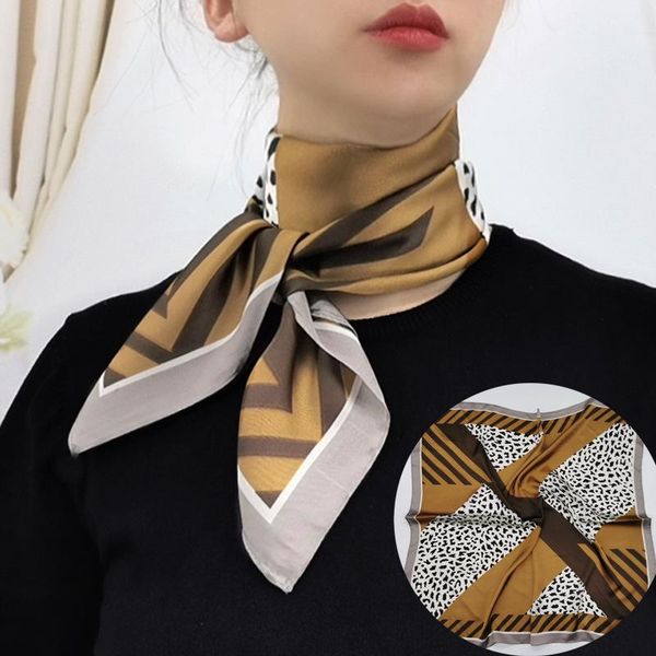 women silk scarf leopard square headband foulard lady shawls wraps print office small neck scarves kerchief bandana, Blue;gray
women silk scarf leopard square headband foulard lady shawls wraps print office small neck scarves kerchief bandana, Blue;gray