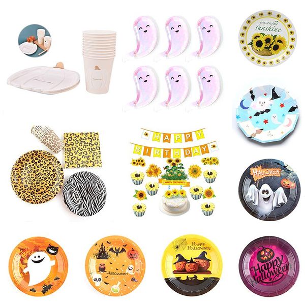 disposable dinnerware happy halloween decoration thanksgiving decorations for home/birthday party paper plate tableware
disposable dinnerware happy halloween decoration thanksgiving decorations for home/birthday party paper plate tableware