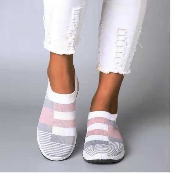 new women sneakers vulcanized shoes sock sneakers 2020 women summer slip on flat shoes women plus size loafers y0907, Black
new women sneakers vulcanized shoes sock sneakers 2020 women summer slip on flat shoes women plus size loafers y0907, Black