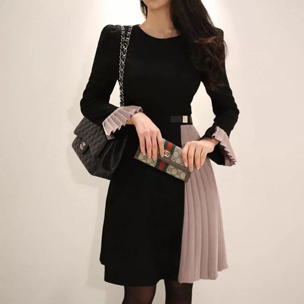 casual dresses fashion women arrival bouncy mini dress temperament elegant vintage sweet comfortable soft warm pleated, Black;gray
casual dresses fashion women arrival bouncy mini dress temperament elegant vintage sweet comfortable soft warm pleated, Black;gray