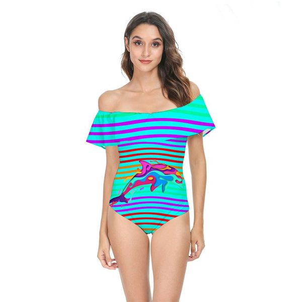 dolphin animal 3d tie dye one piece swimsuit stroje kapielowe damskie plus size shoulder backless swimwear two-piece suits
dolphin animal 3d tie dye one piece swimsuit stroje kapielowe damskie plus size shoulder backless swimwear two-piece suits