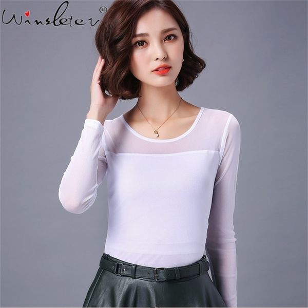 simple fashion mesh tshirt casual spring patchwork 7 colors long sleeve o neck & tees pullovers t shirt t05603b 210421, Black;gray
simple fashion mesh tshirt casual spring patchwork 7 colors long sleeve o neck & tees pullovers t shirt t05603b 210421, Black;gray