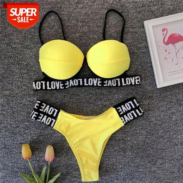 bikinis women letters swimsuit backless swimwear female triangle solid beach wear leopard bathing suit biqunis set #4t8l, White;black
bikinis women letters swimsuit backless swimwear female triangle solid beach wear leopard bathing suit biqunis set #4t8l, White;black