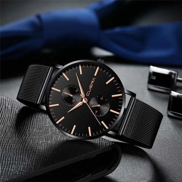 wristwatches fashion design casual women quartz date mesh belt clock business stainless steel strap men's wrist watc, Slivery;brown
wristwatches fashion design casual women quartz date mesh belt clock business stainless steel strap men's wrist watc, Slivery;brown